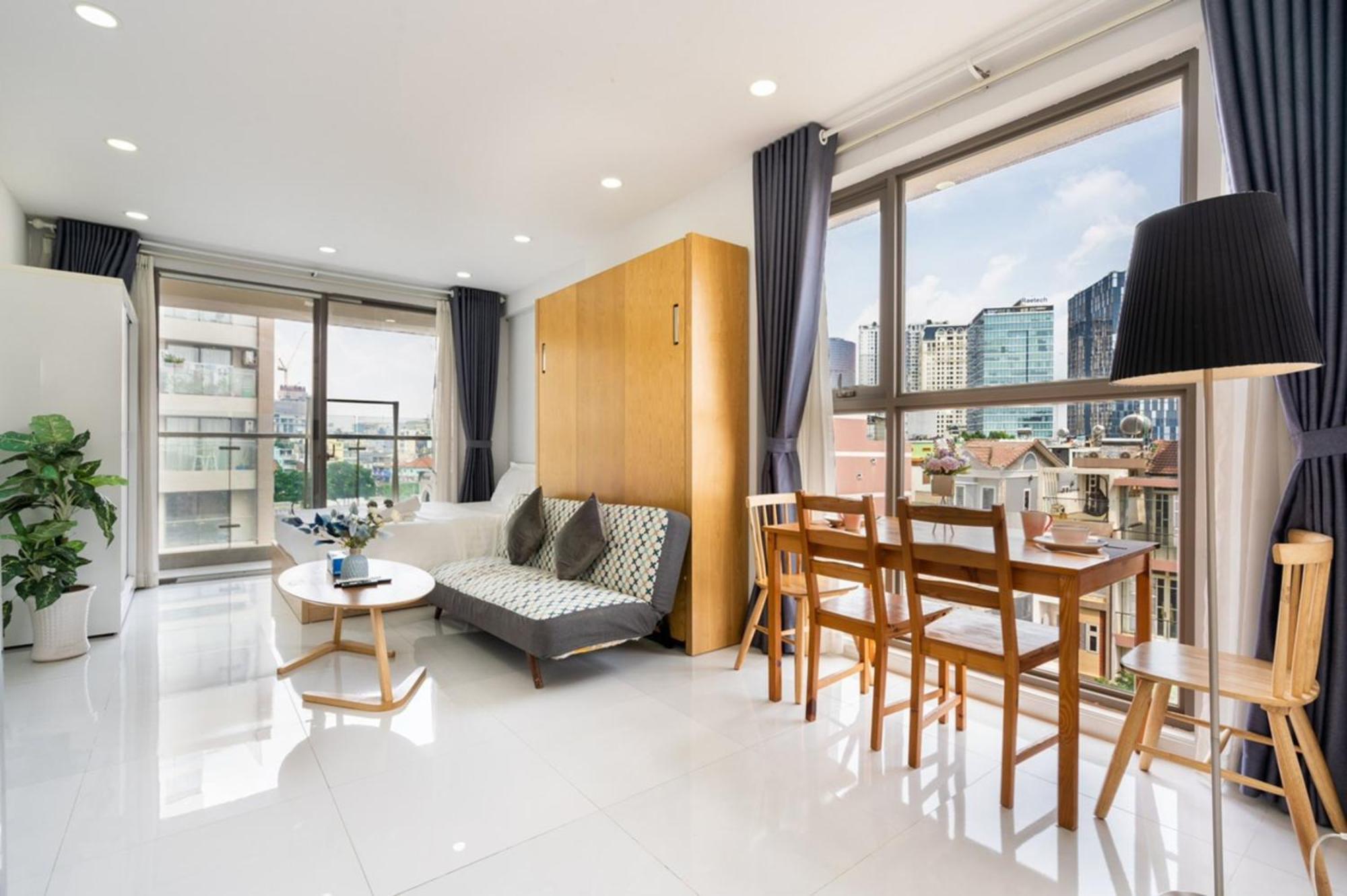 Otis Millennium Saigon Balcony Apartment Ho Chi Minh-staden Rum bild